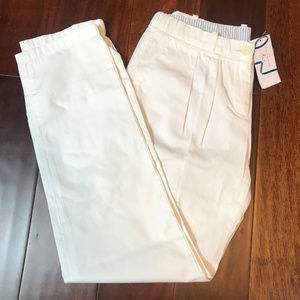 New Mademoiselle Jacadi Paris Cropped white pants
